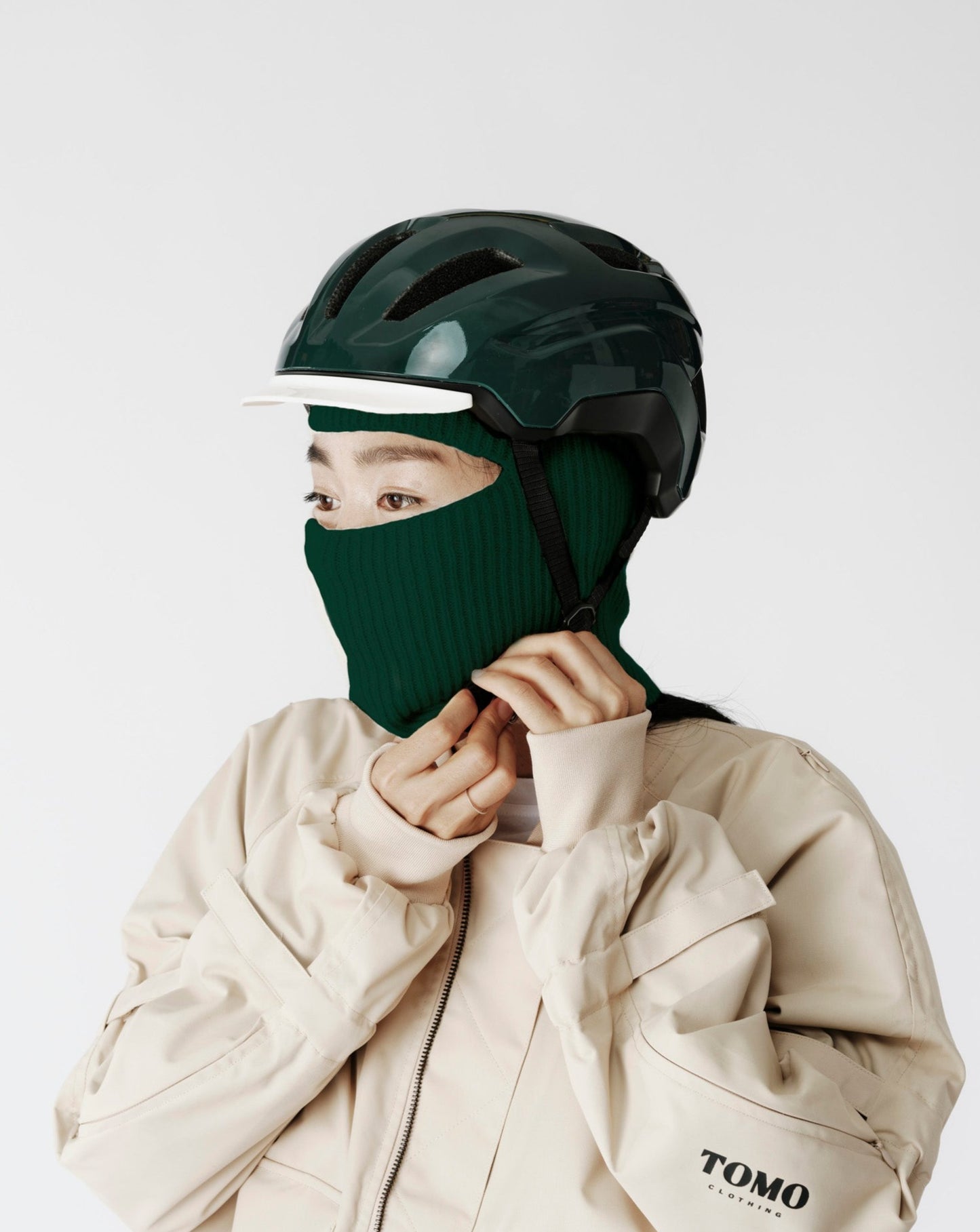 Bonnet cagoule sous casque vélo