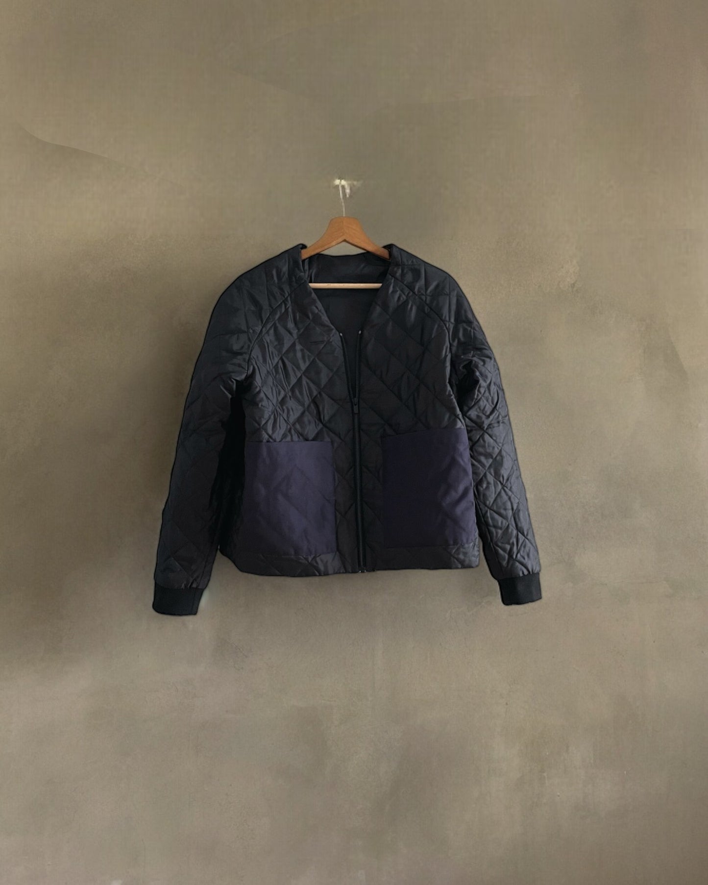CAMILLA 001 quilted jacket - Bottle green - XS