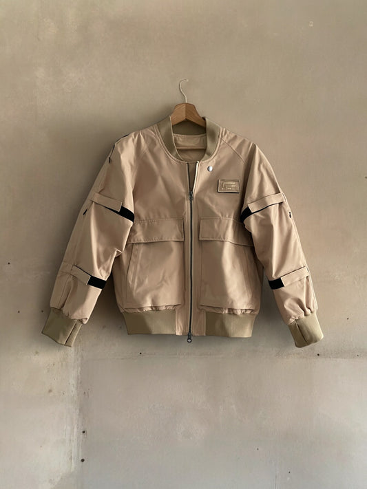 Bomber JIM 001. - Beige - XS