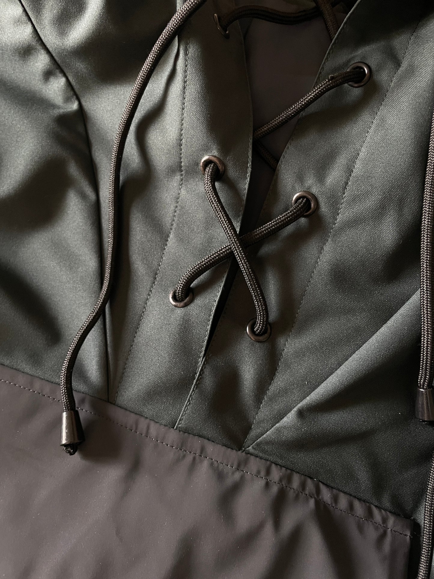 LOU 002 Reflective Waterproof Cape - Bottle Green - L/XL