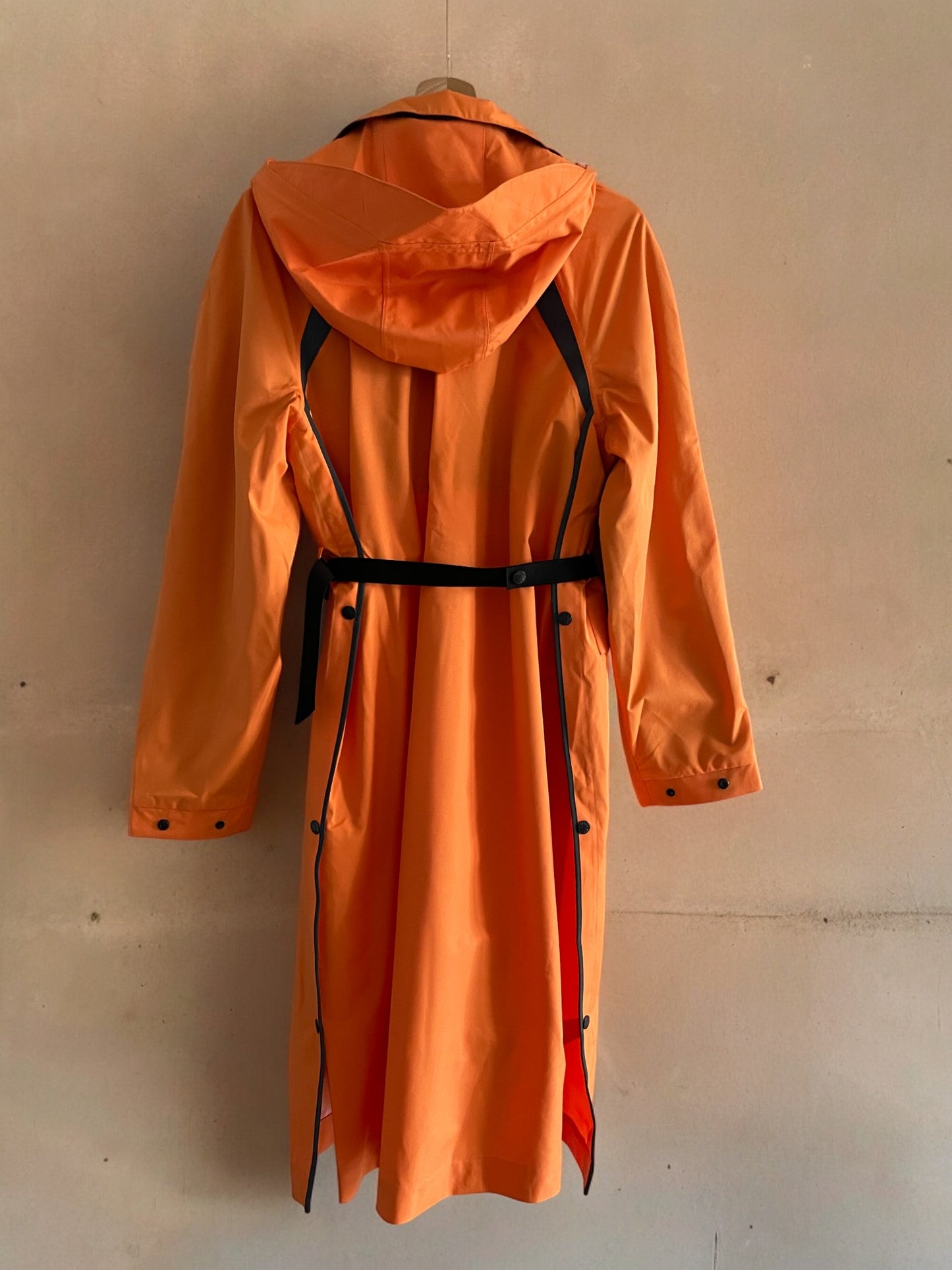 BILLIE 002 Multi-Length Waterproof Trench Coat - Orange - M