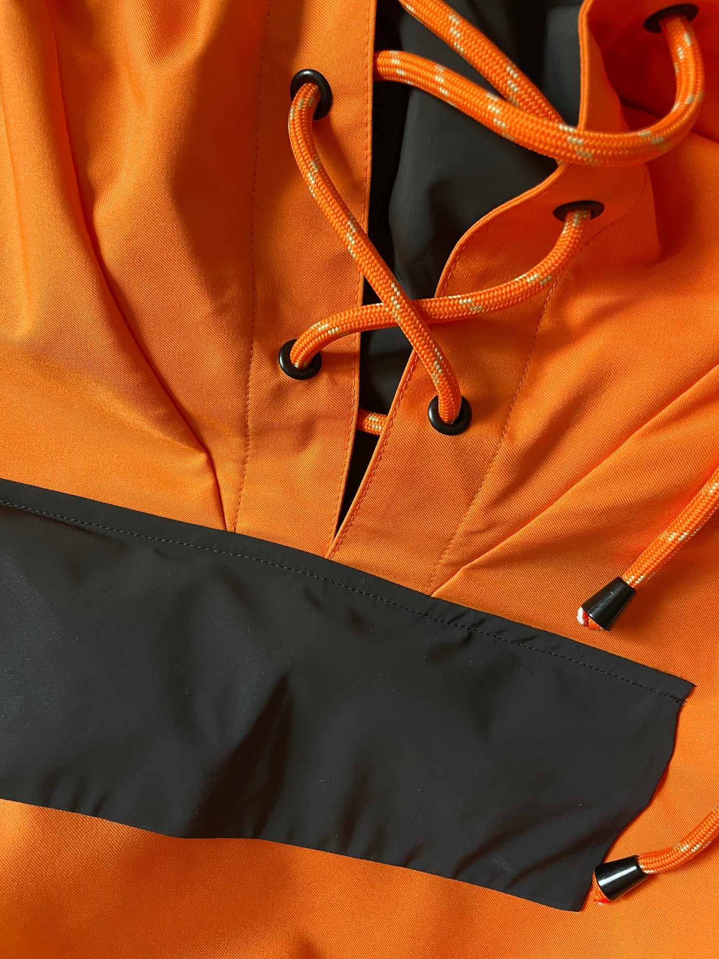LOU 002 Reflective Waterproof Cape - Orange - L/XL