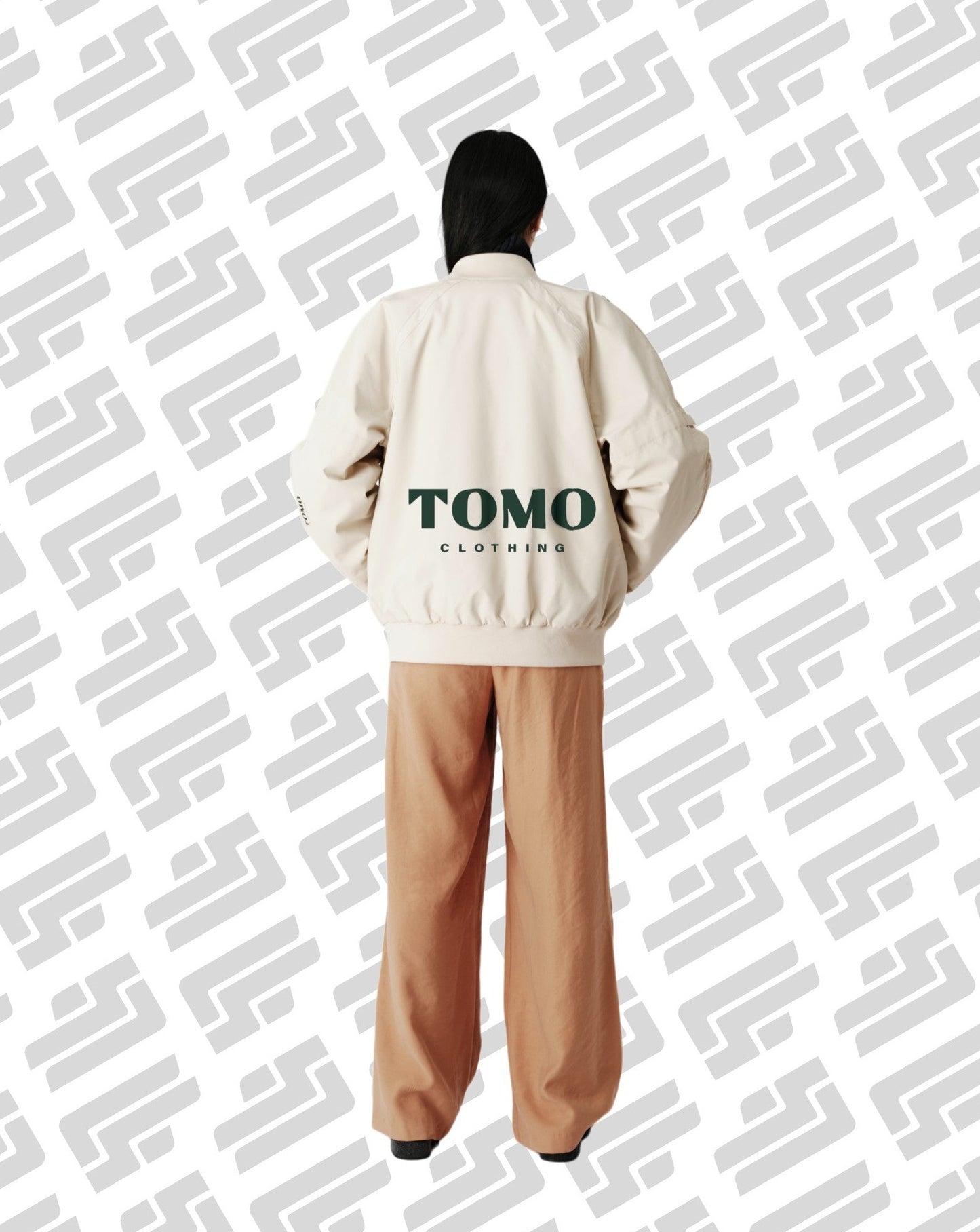 JIM certified protective bomber jacket sponsor - Beige