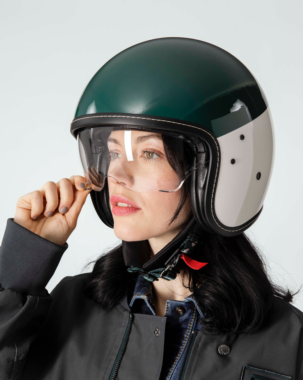 Pack moto et scooter casque ANDY 001. & gants ZOÉ 001.