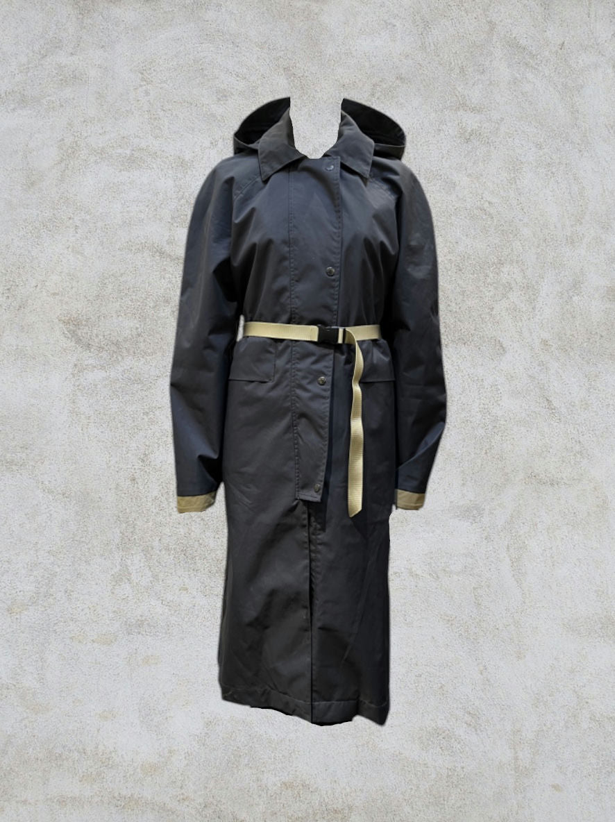 BILLIE 001 Multi-Length Waterproof Trench Coat - Bottle Green - L