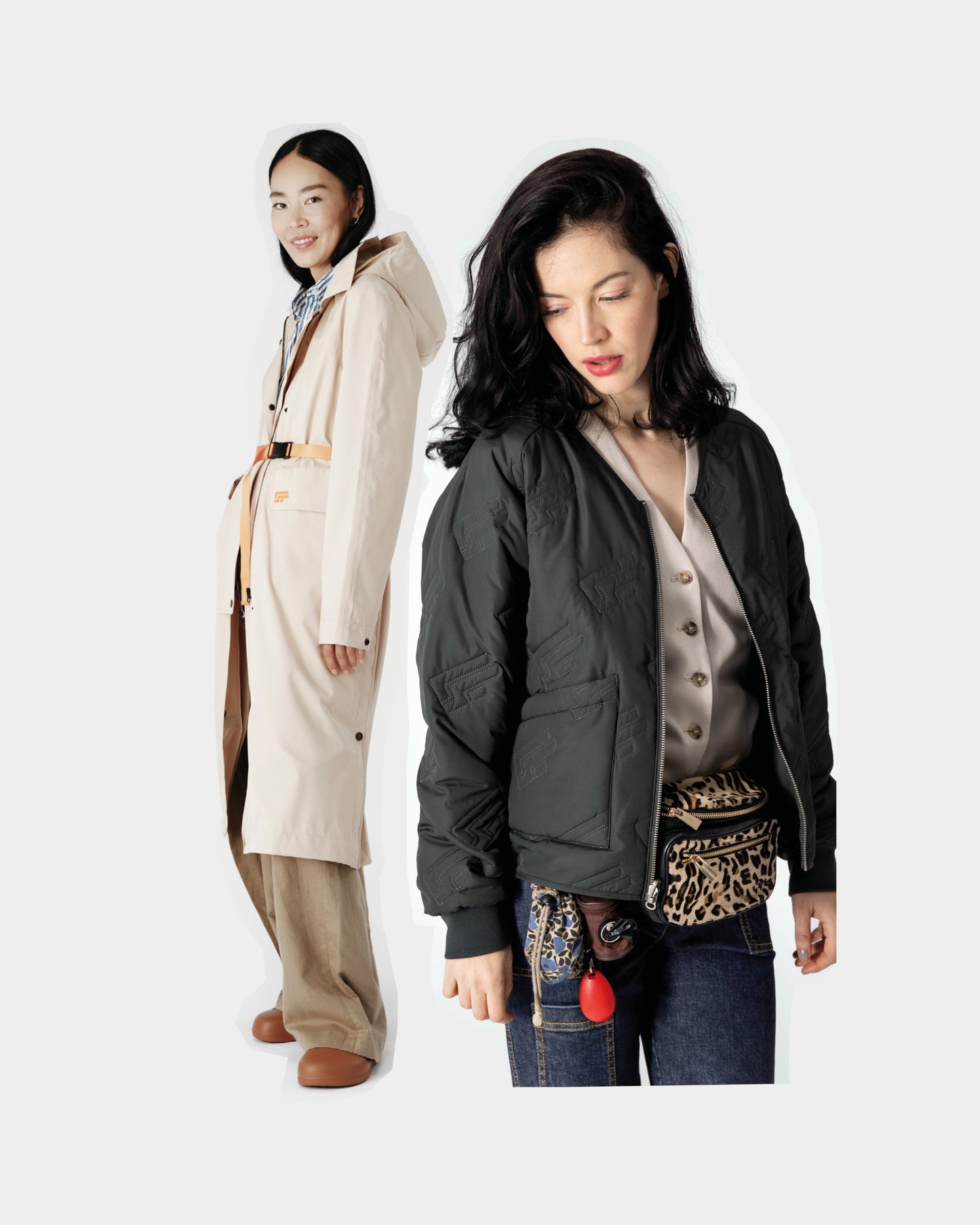 Pack veste CAMILLA 001. & trench BILLIE 002.
