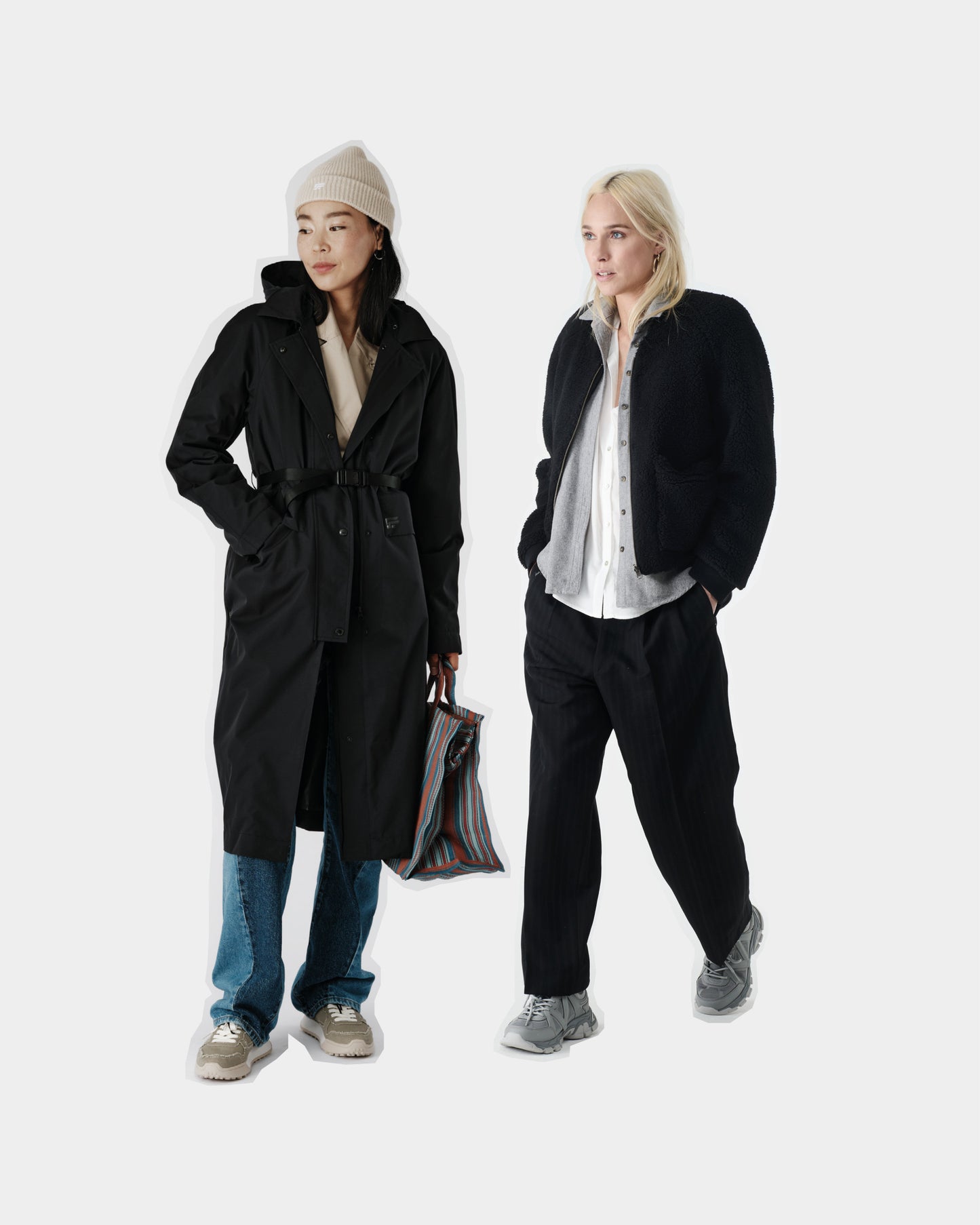Pack trench BILLIE 002. & polaire CAMILLE 001.