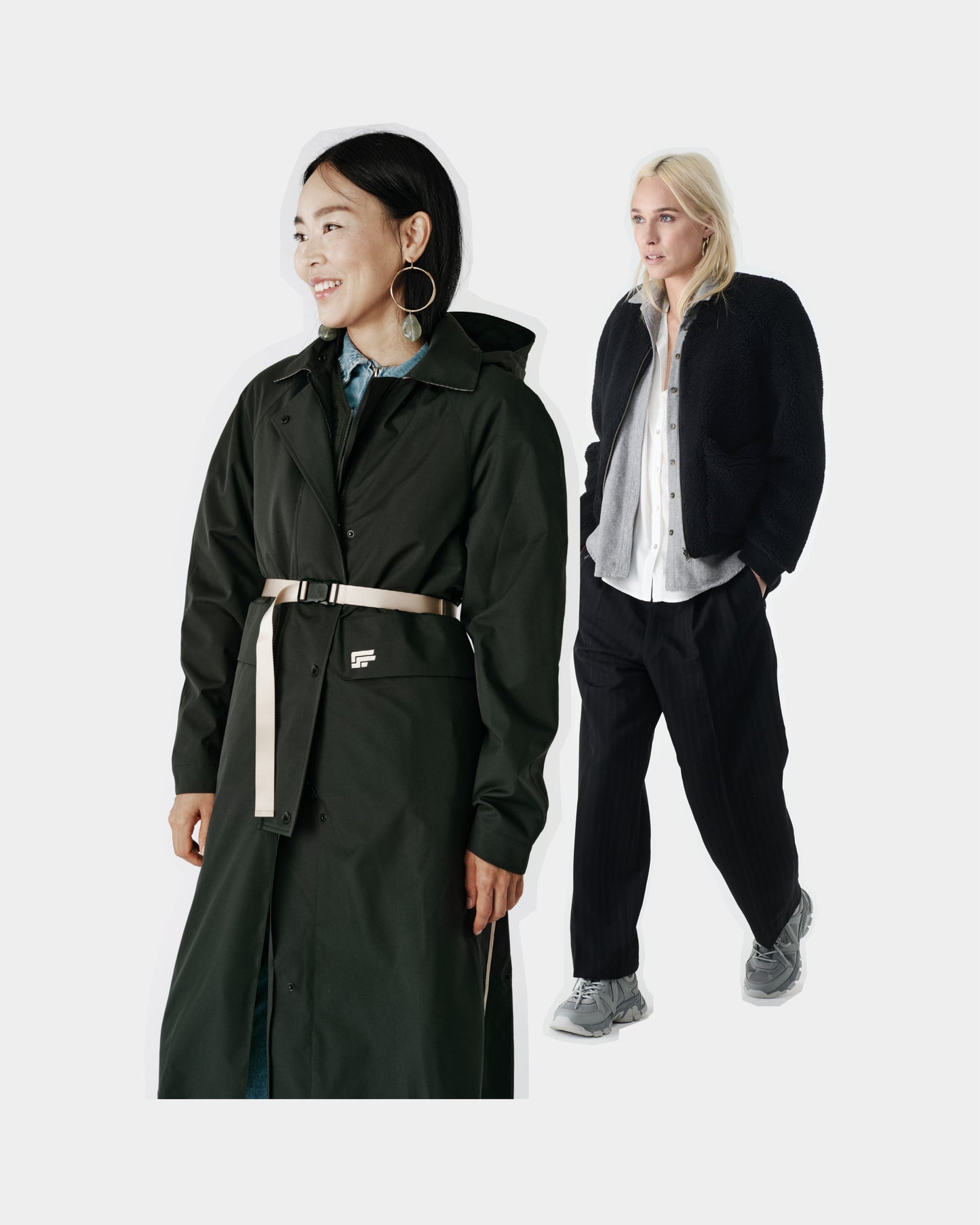 Pack trench BILLIE 002. & polaire CAMILLE 001.
