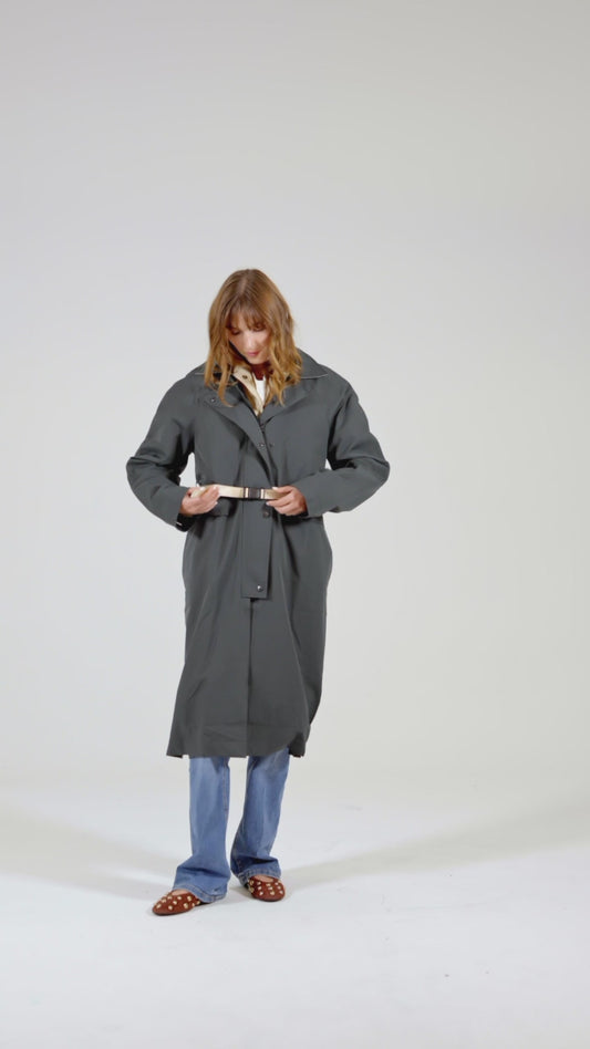BILLIE V02 rain trench coat