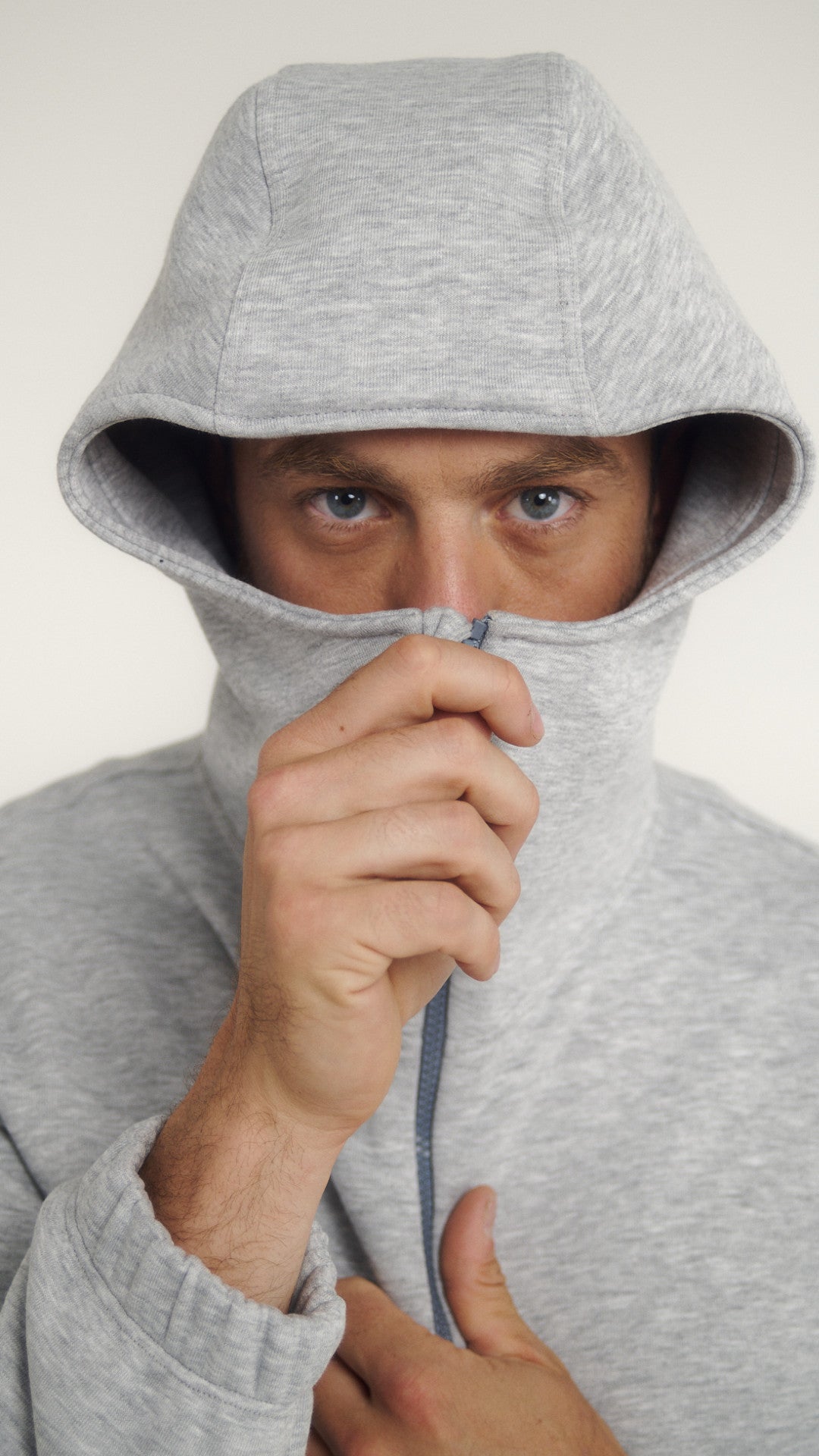 Fleece-Kapuzensweatshirt ANDREA 001.