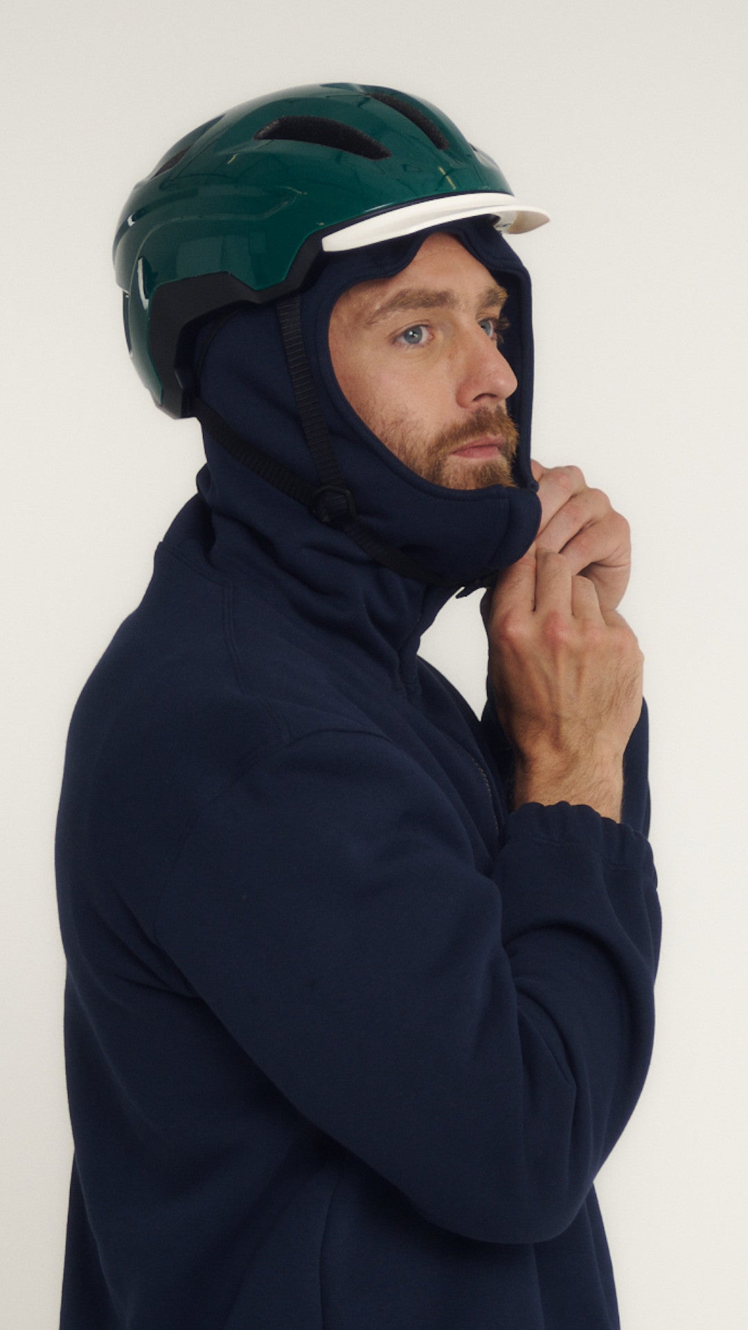 ANDREA 001 fleece hooded sweatshirt.
