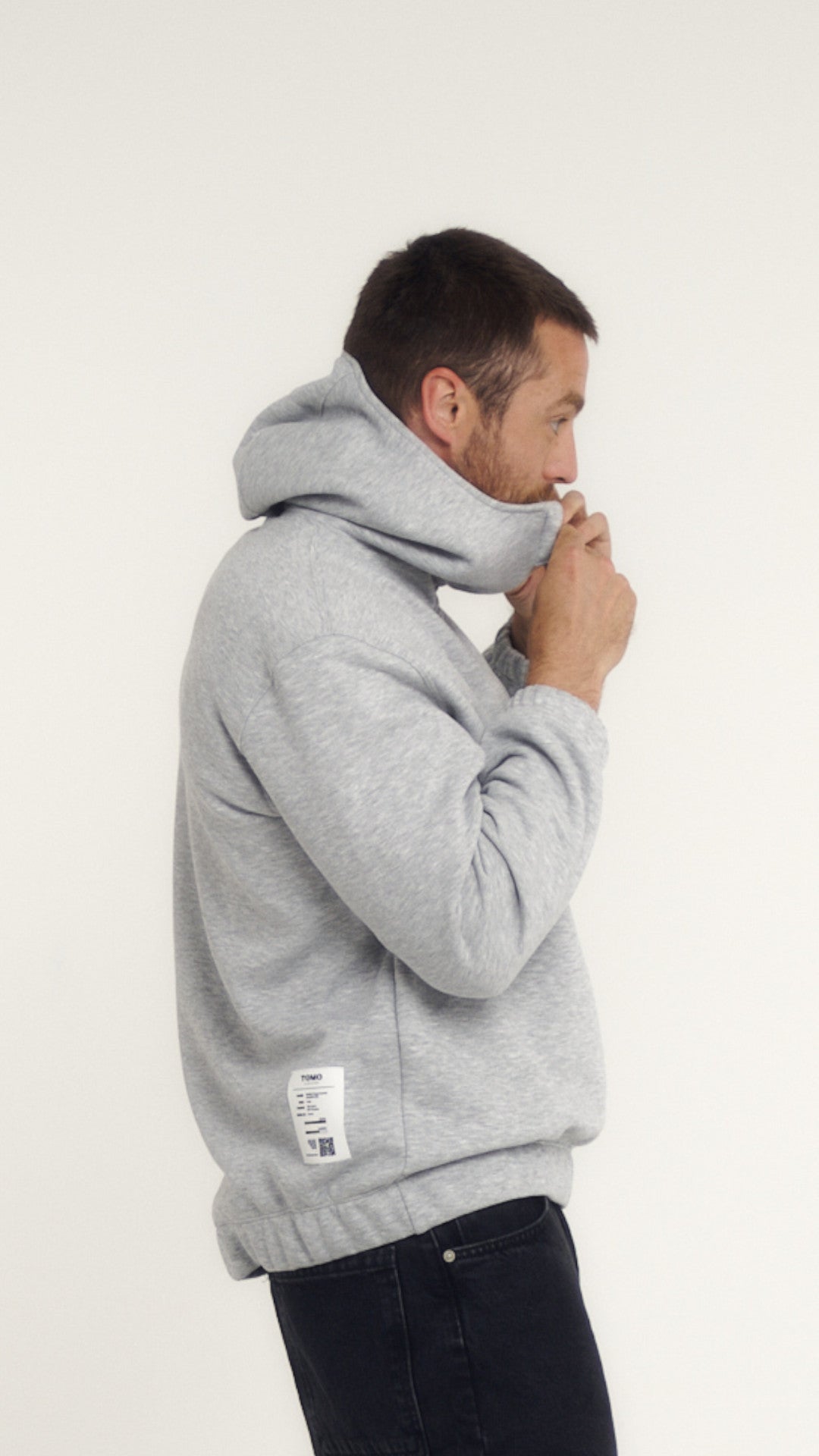 ANDREA 001 fleece hooded sweatshirt.