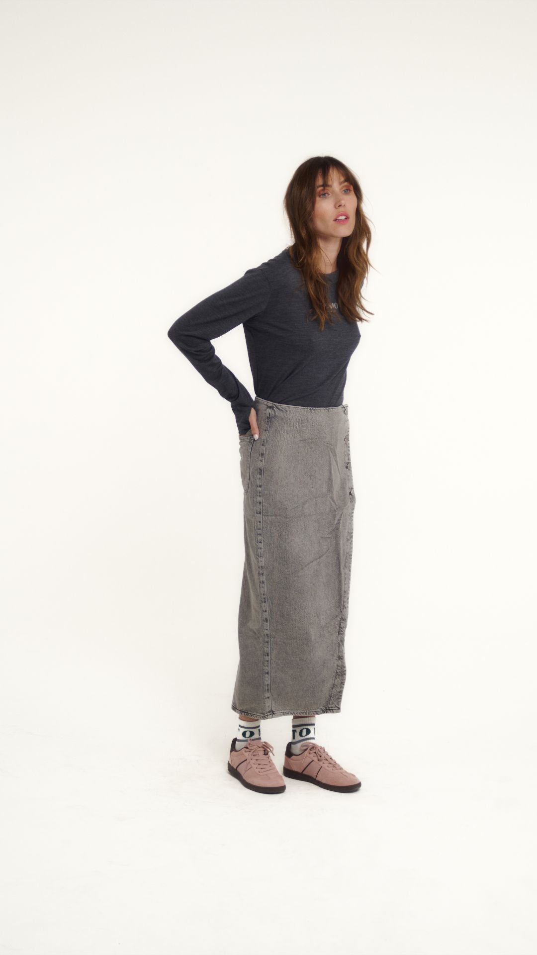 T-shirt manches longues laine YOAN 001.