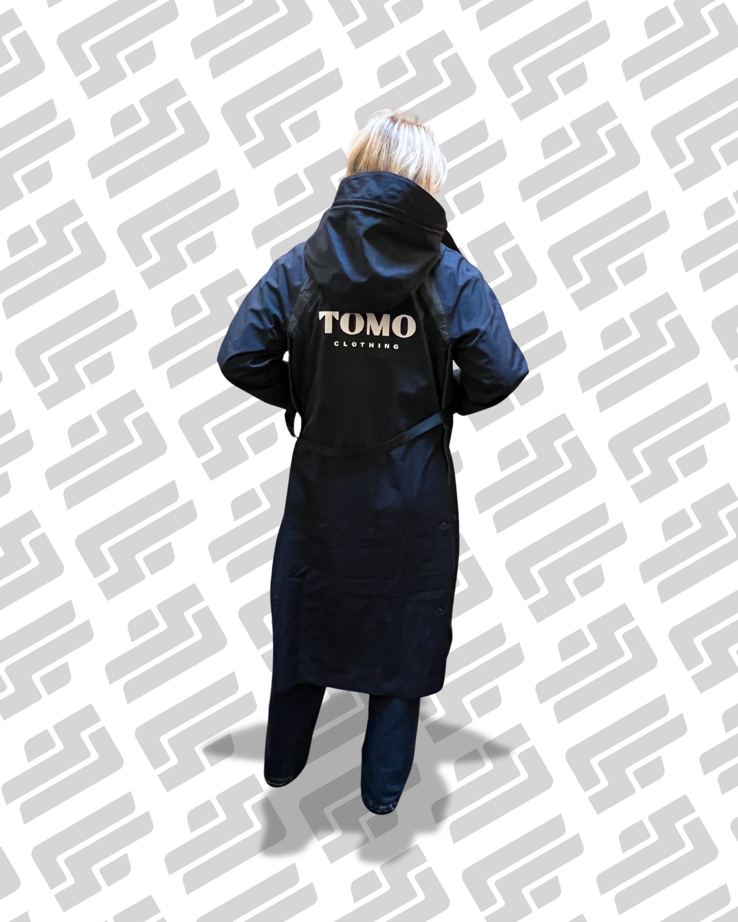BILLIE V02 rain trench coat sponsor - Beige