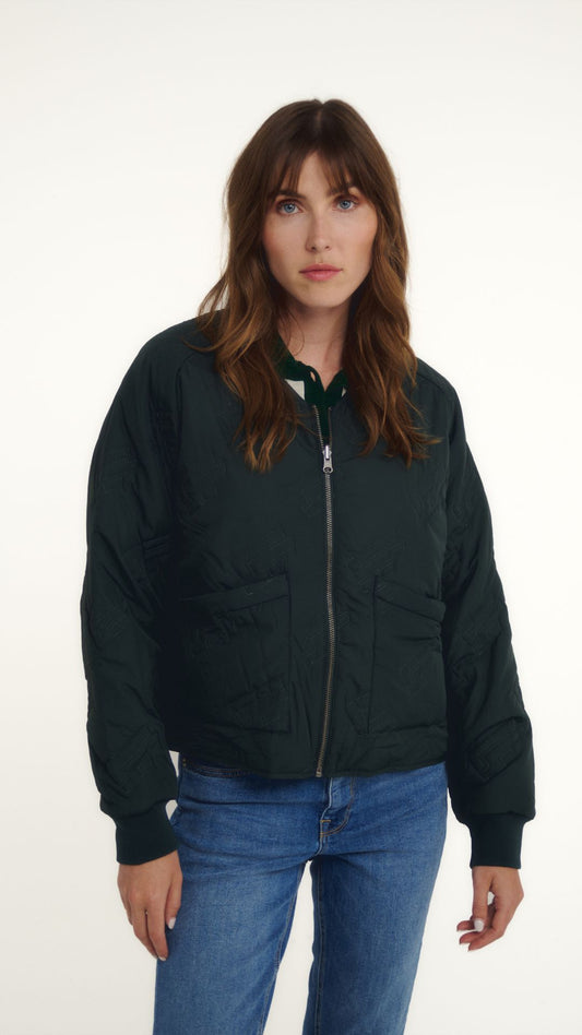 CAMILLA down jacket - Bottle green