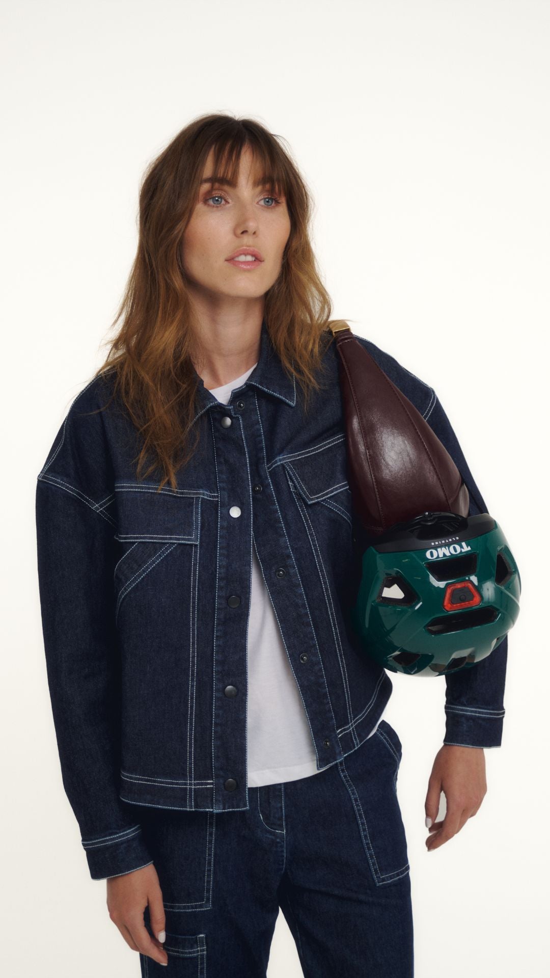 LOUISON anti-abrasion jacket - Denim blue