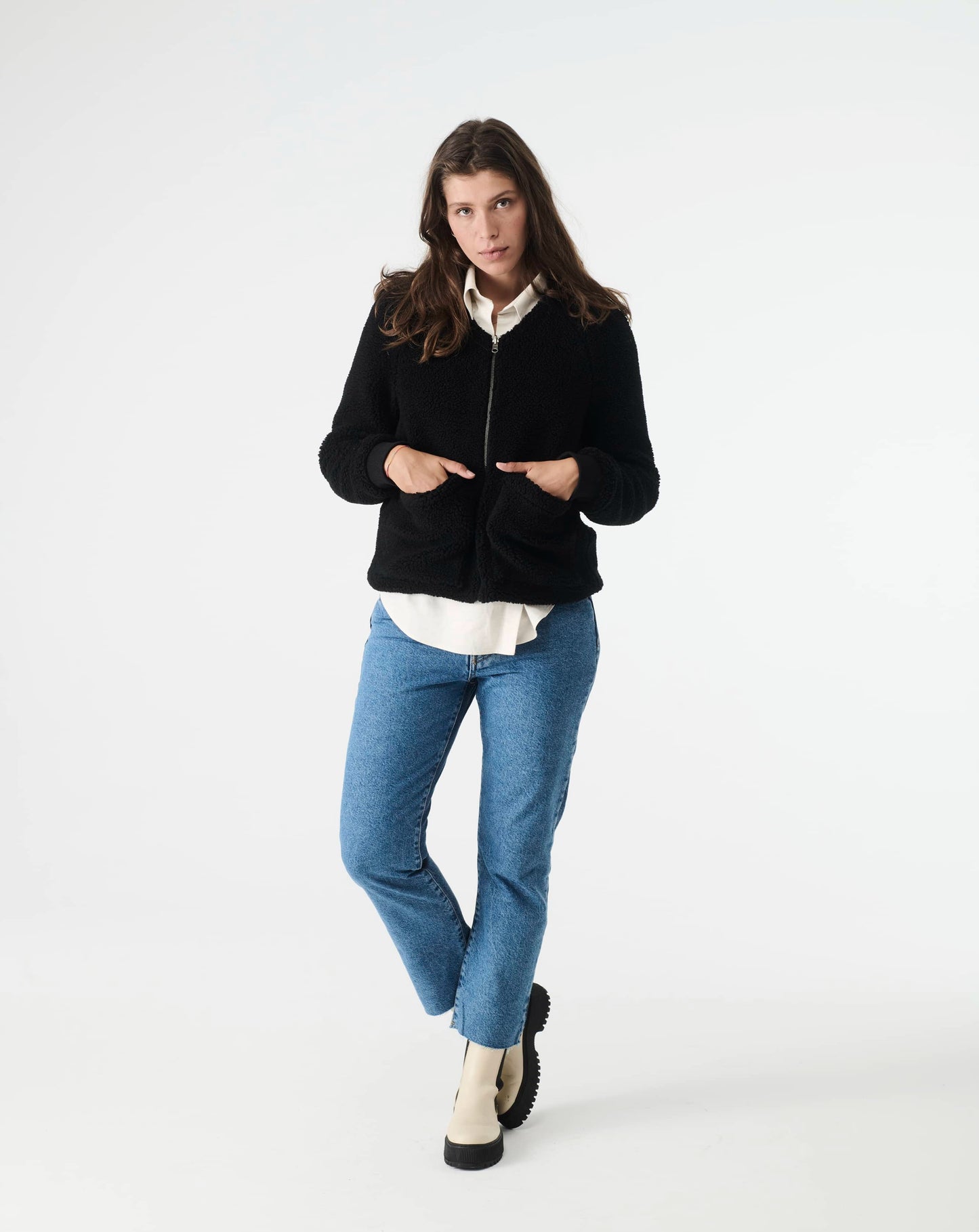 CAMILLE 001 fleece jacket. - Sponsored