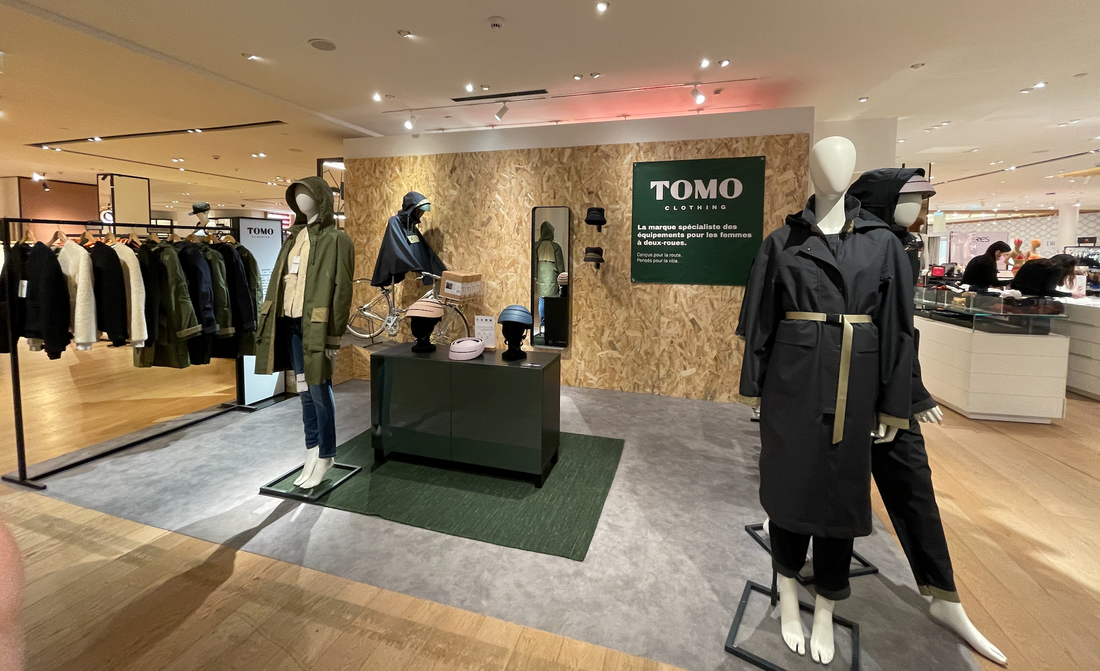 The opening of the TOMO Clothing corner at Le Bon Marché