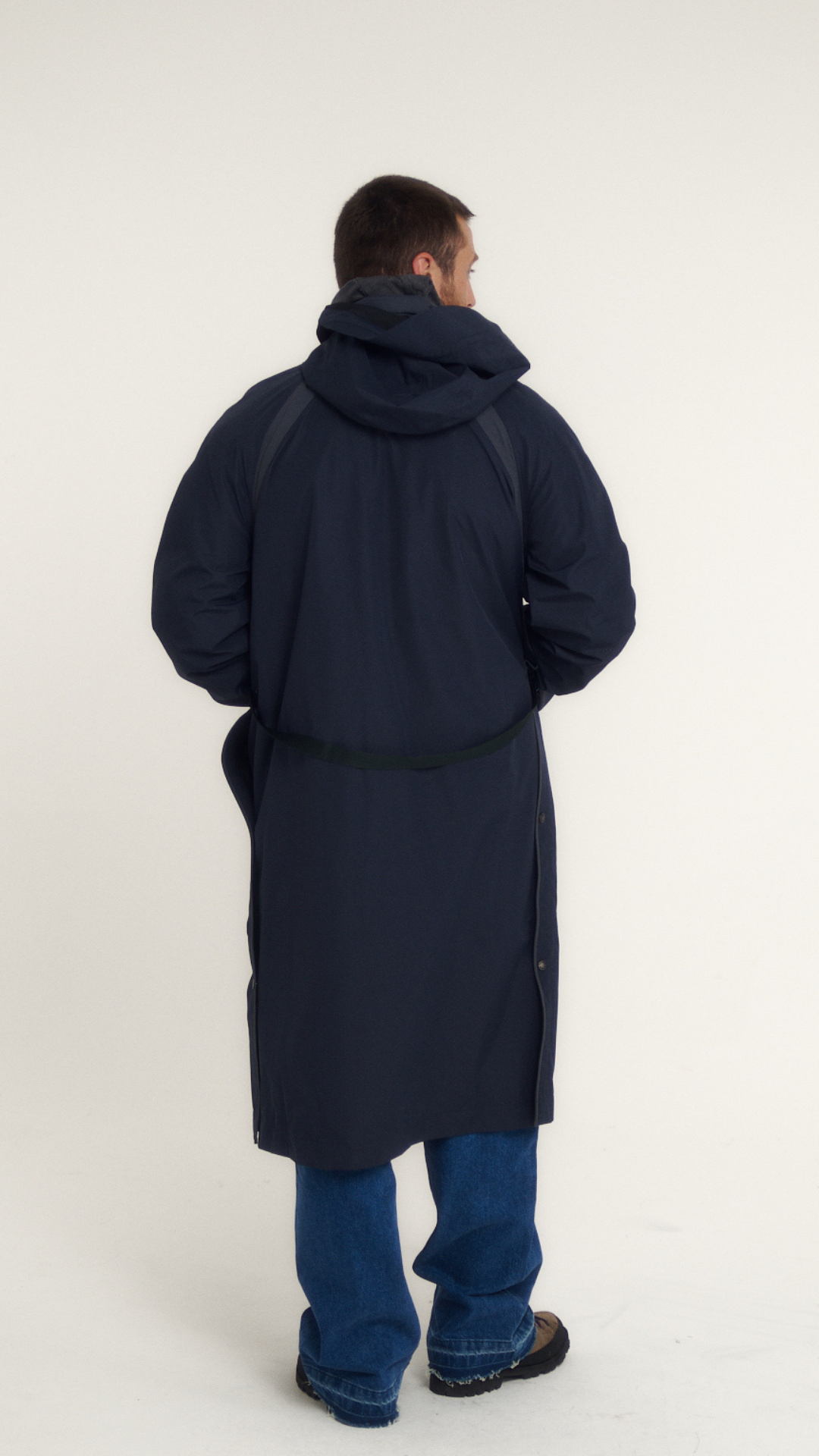 BILLIE 003 multi-length waterproof trench coat.