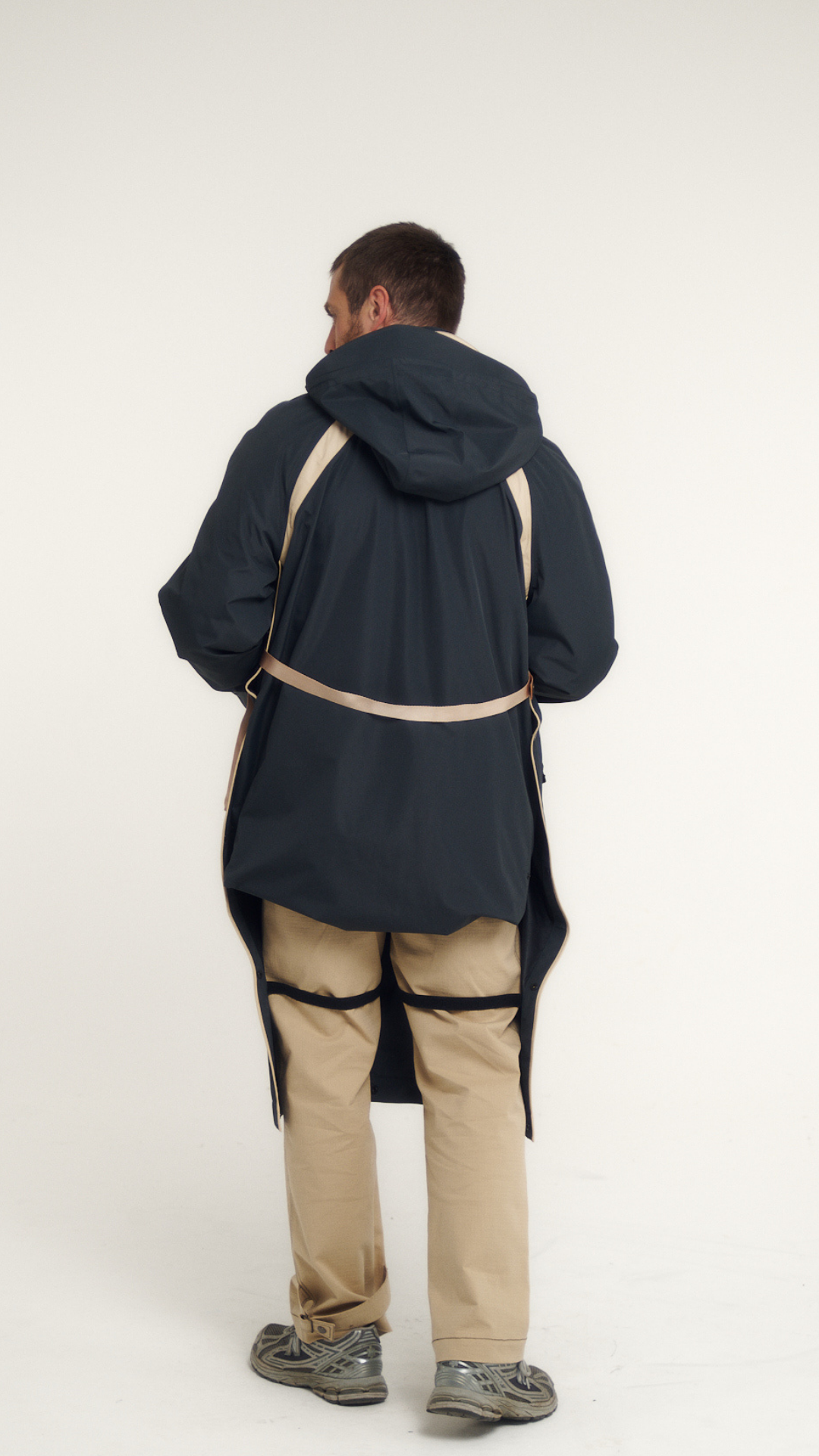 BILLIE 003 multi-length waterproof trench coat.