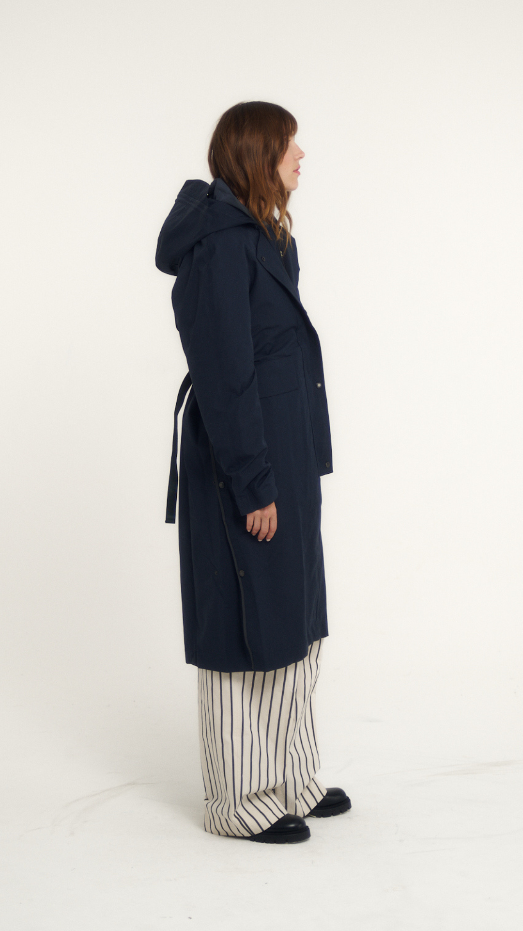 BILLIE 003 multi-length waterproof trench coat.