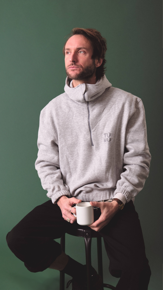 Fleece-Kapuzensweatshirt ANDREA 001.