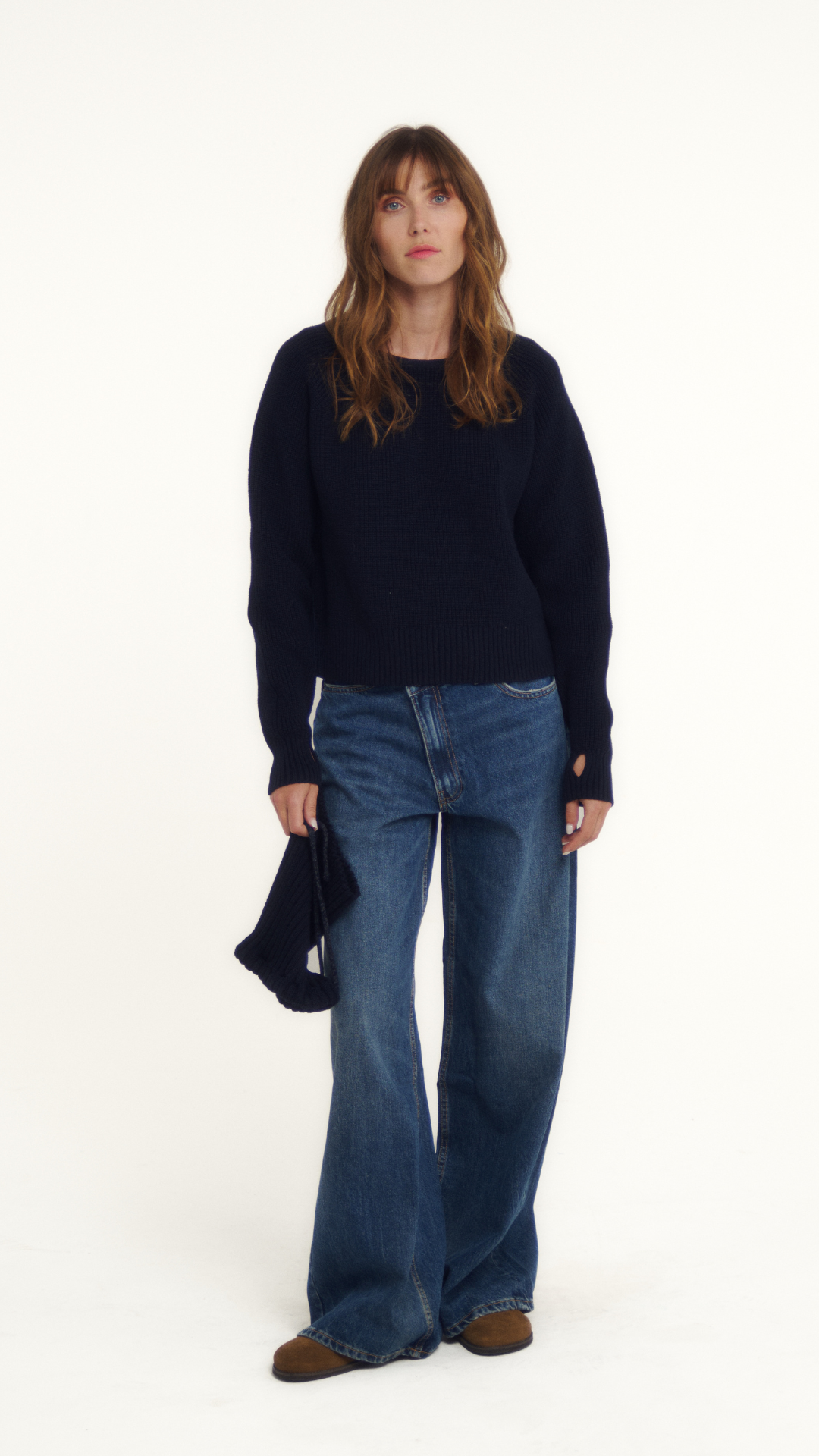 Pull col amovible laine mérinos JOAN 001.