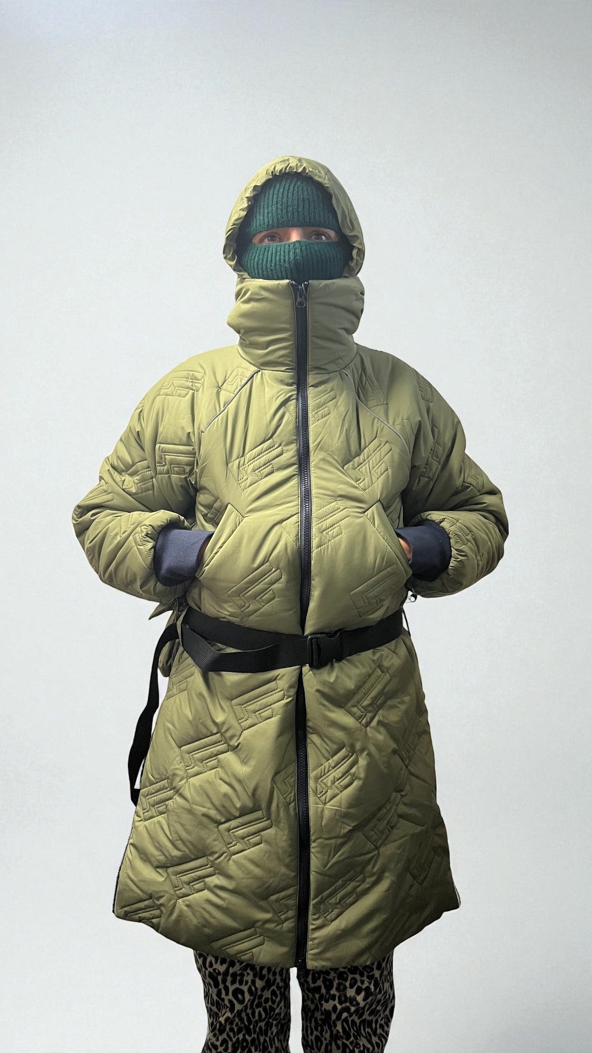 CAMILLA 001 quilted jacket - Bottle green - XS