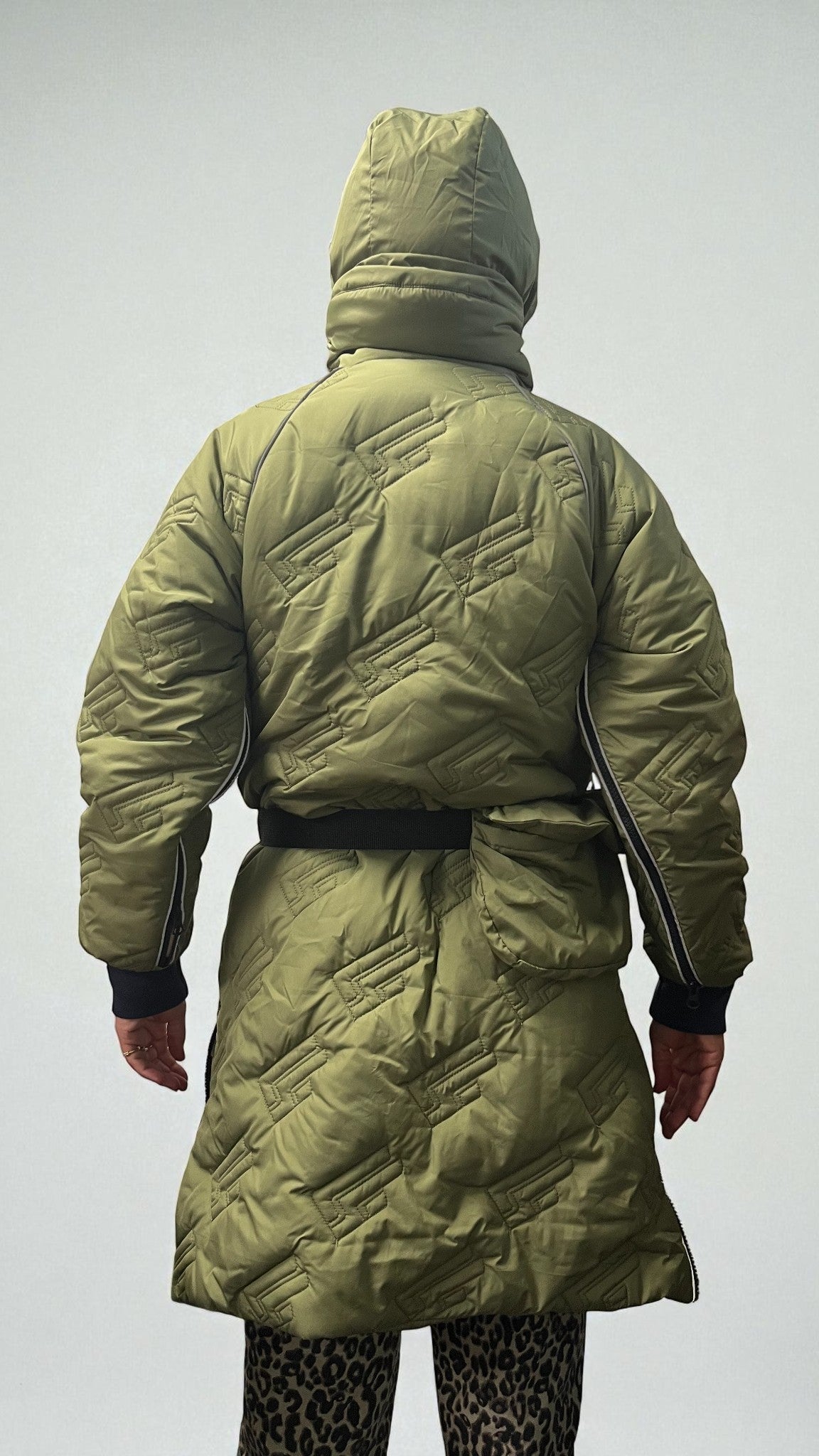 CAMILLA 001 quilted jacket - Bottle green - XS