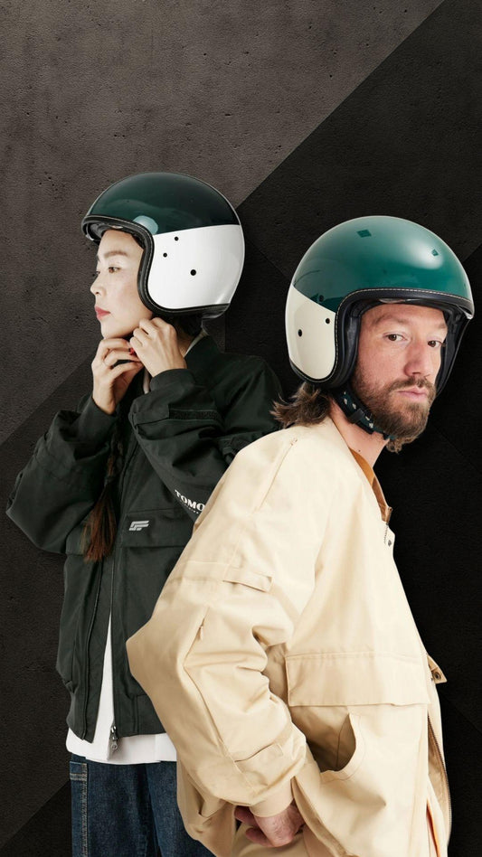 Friday Ride - Casque jet moto et scooter ANDY 001.