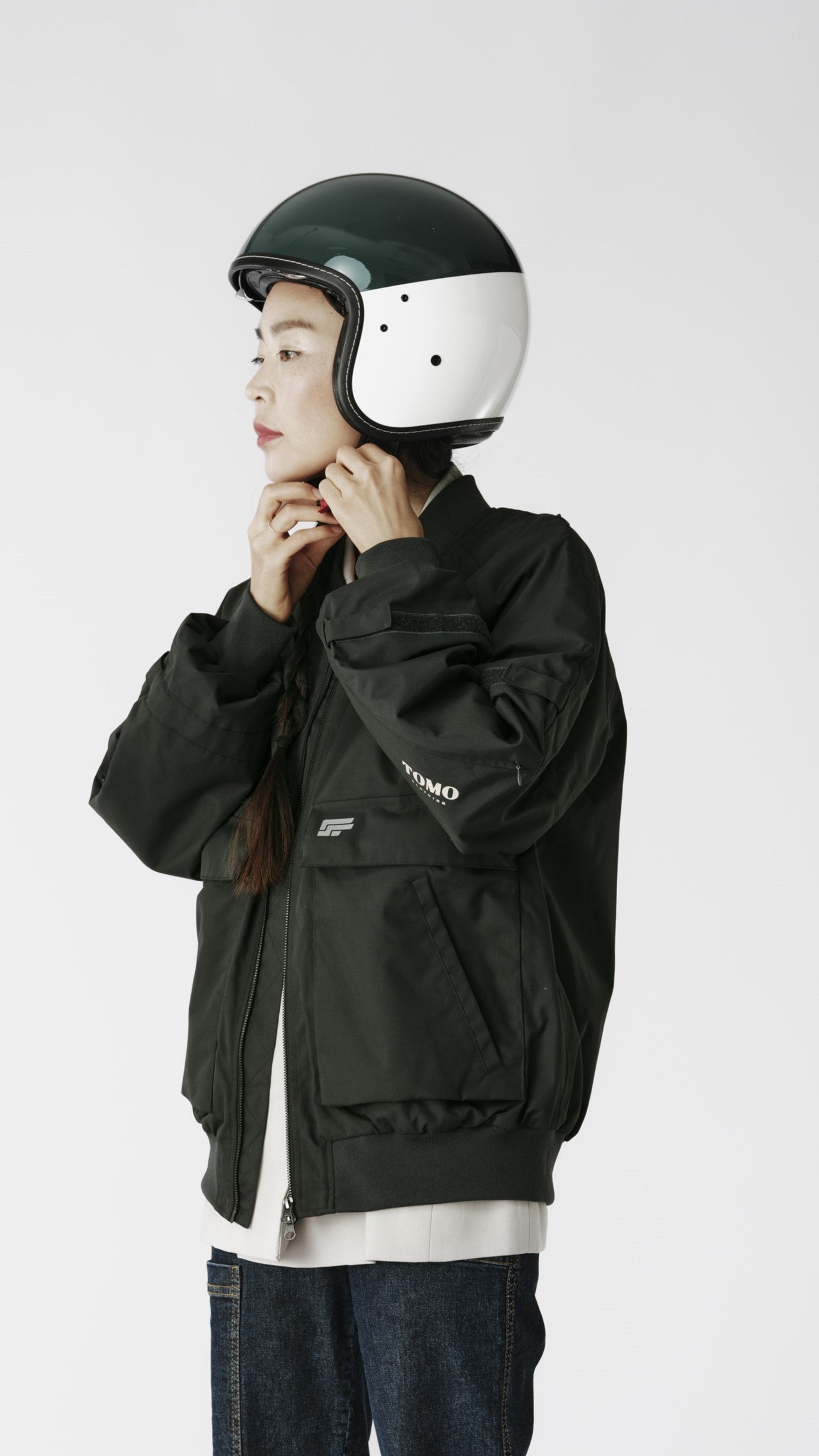 bomber helmet motorcycle Motorcycle certified protective bomber jacket
