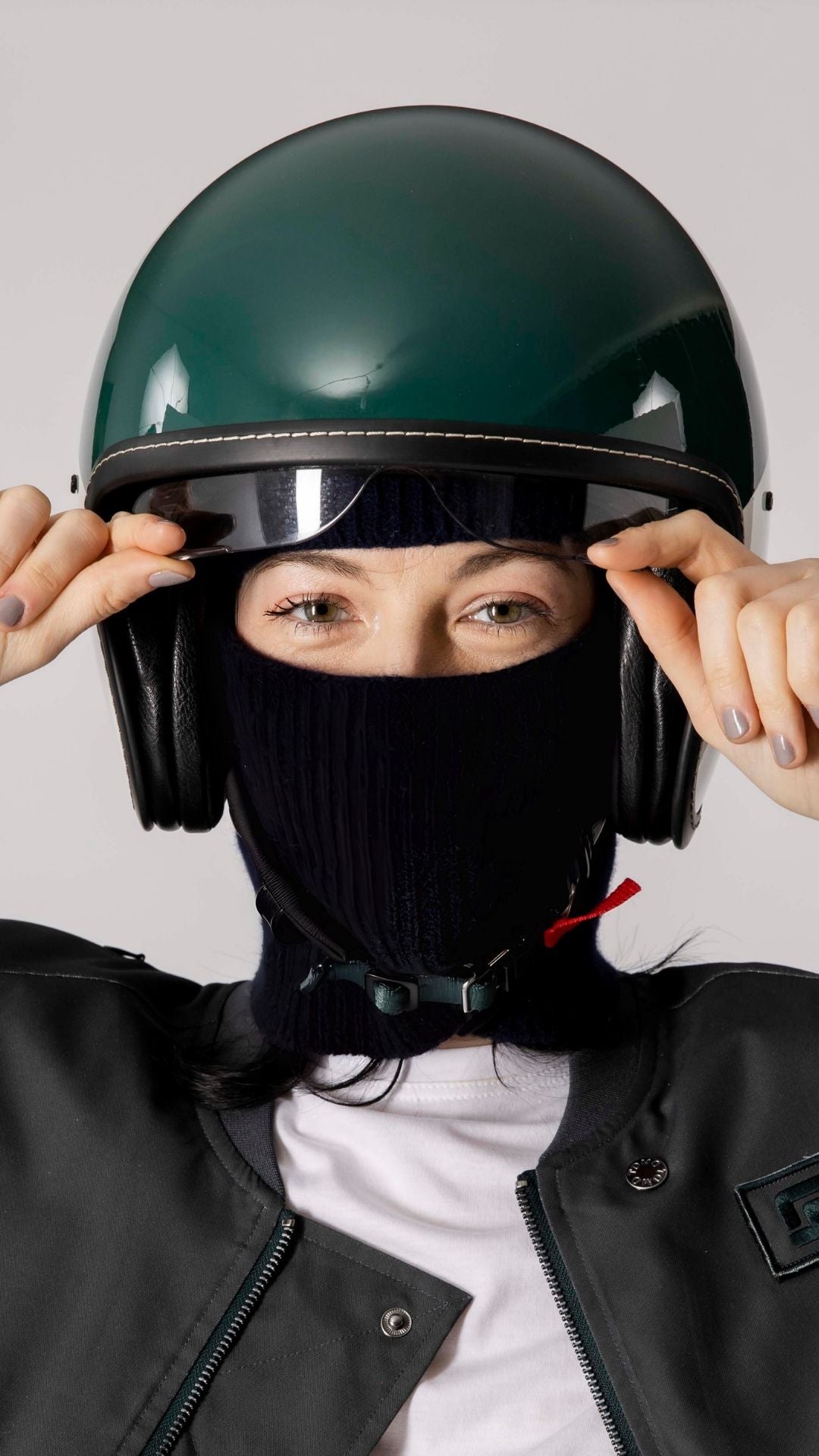 beanie under motorcycle helmet B1 LD8 with Carbon Fiber Look for Riders Wear it under a helmet How to Use A Head