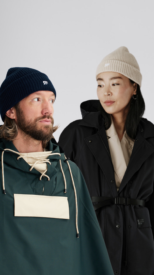 Pack 2 bonnets-cagoules laine alpaga MAX 002.