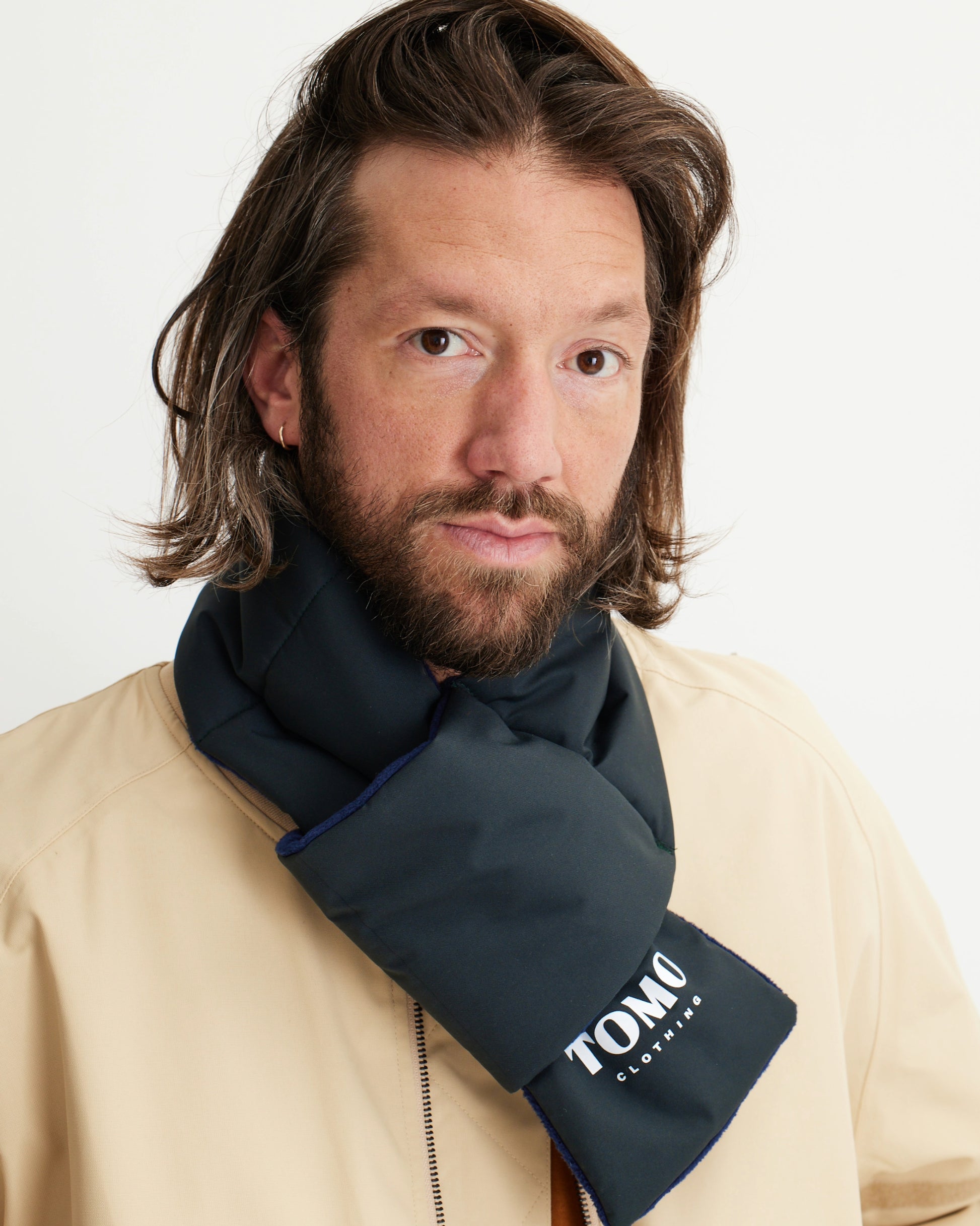 Waterproof neck warmer scarf for cycling and motorcycling TOMO