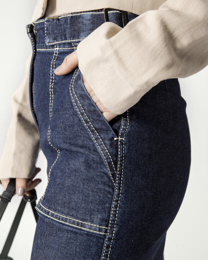 Pantalon anti-abrasion JANE - Bleu jean