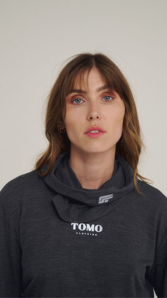 Cagoule laine mérinos AYO 001.