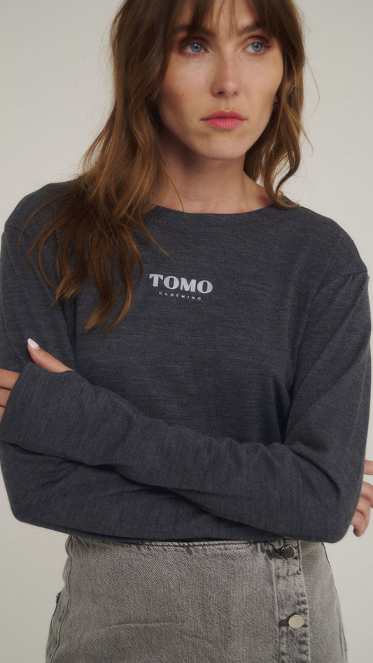 T-shirt manches longues laine mérinos YOAN 001.
