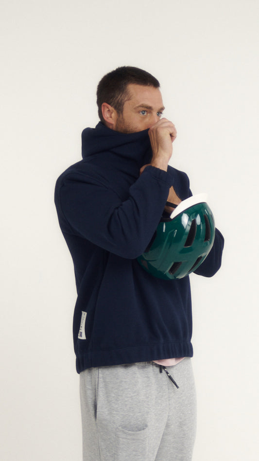 Fleece-Kapuzensweatshirt ANDREA 001.