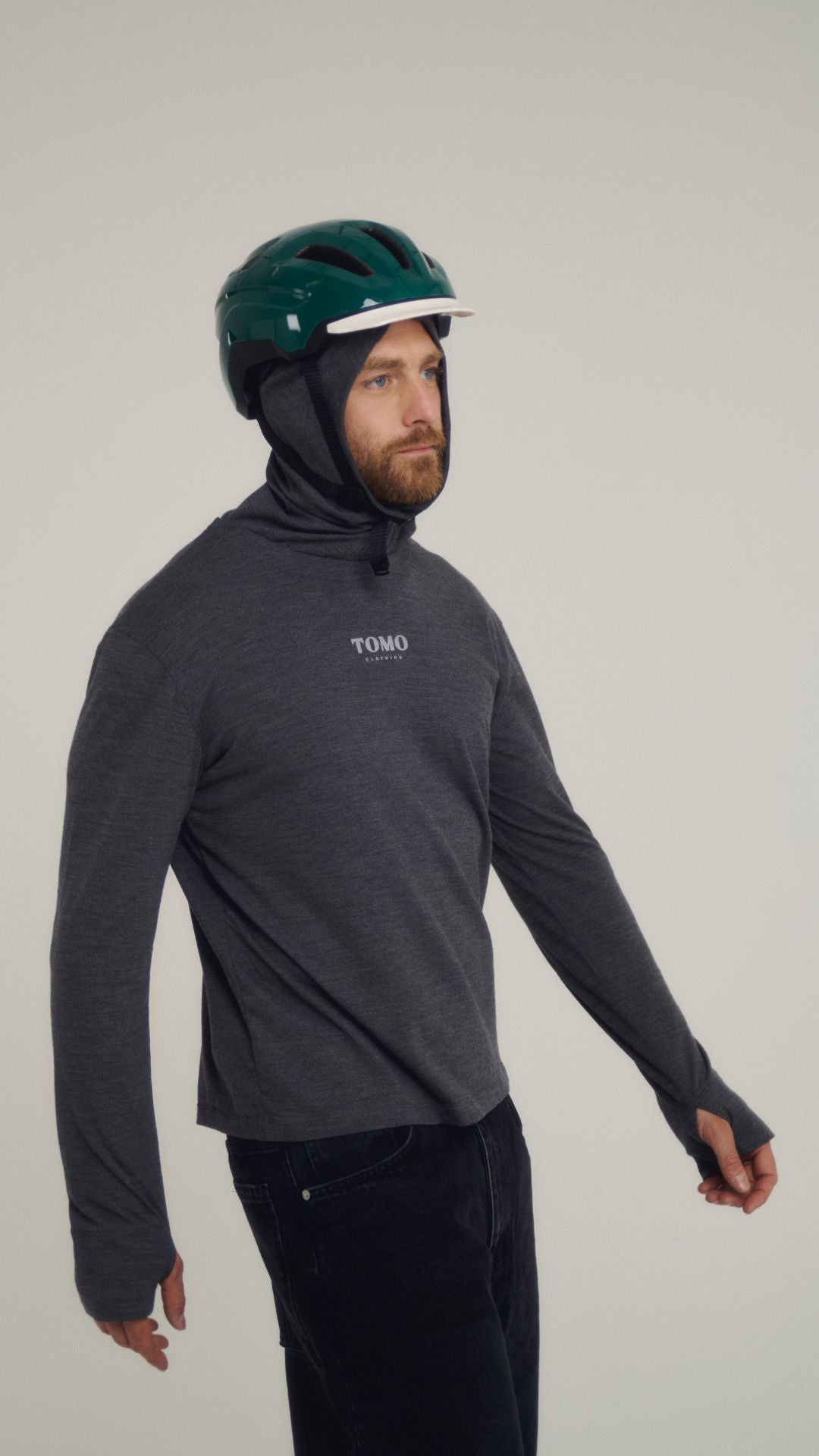 YOAN 001 Merino Wool Long Sleeve T-Shirt.