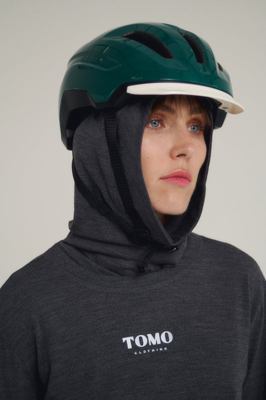 Cagoule laine mérinos AYO 001.