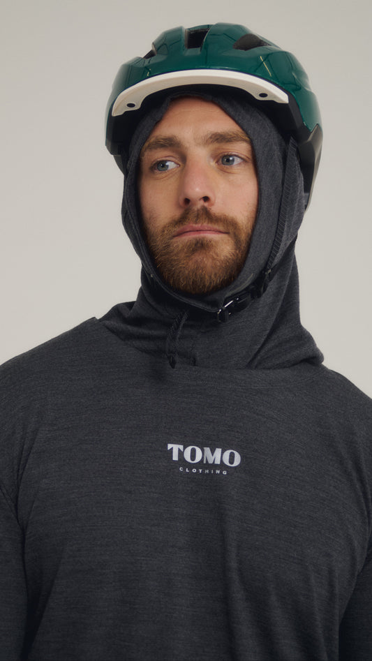 Cagoule laine mérinos AYO 001.