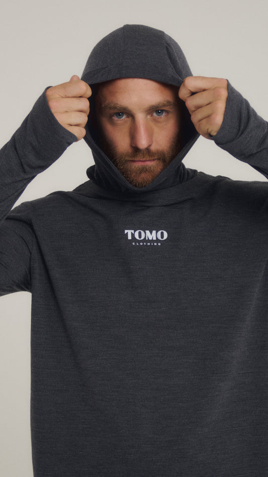 Cagoule laine mérinos AYO 001.