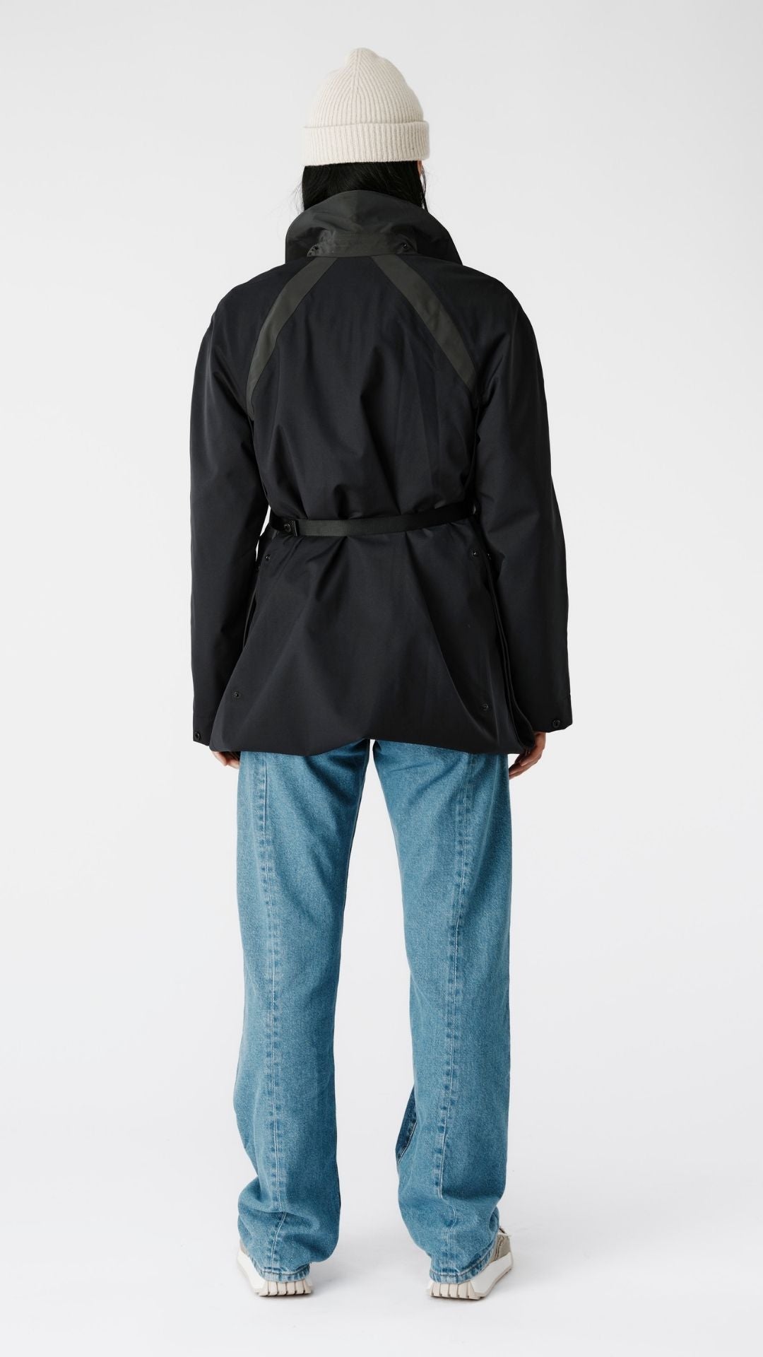 Trench Impermeable En PVC Femme ZM ATTIRE - Coupe Classique Brillante Toutes Tailles