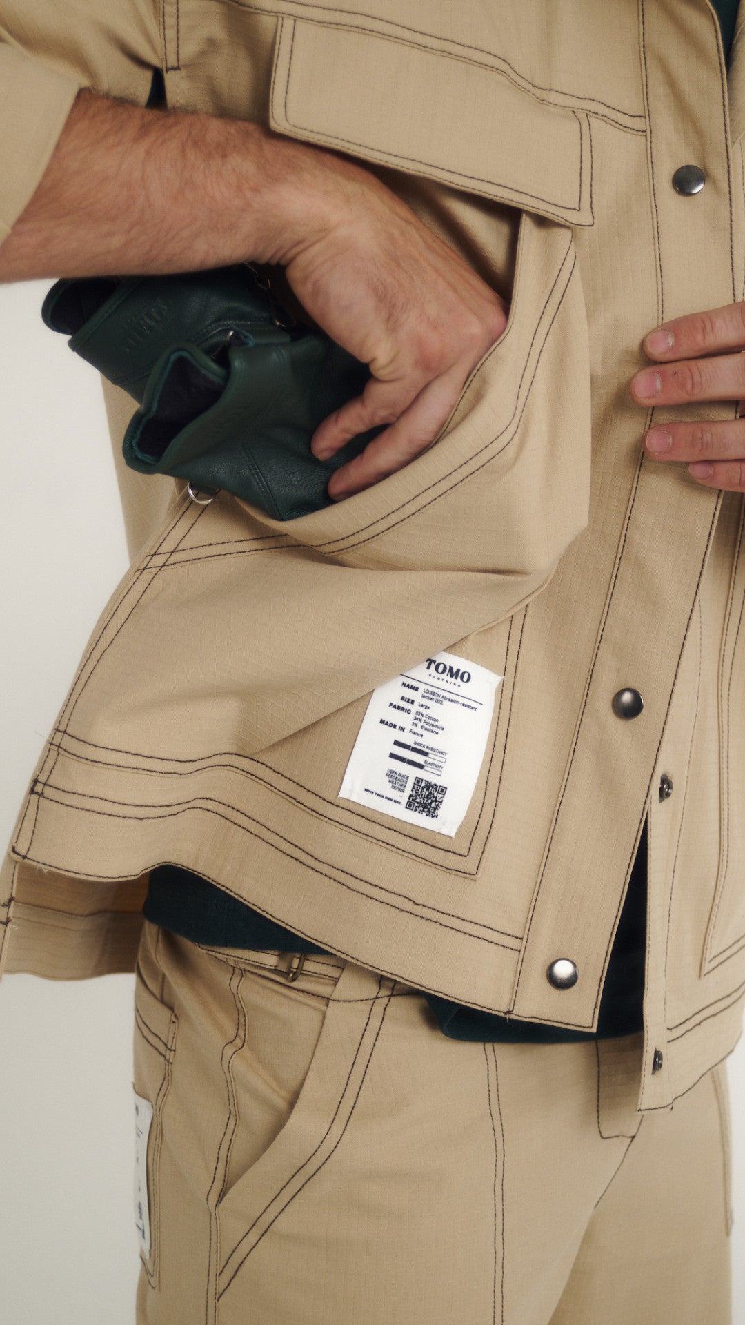 Abriebfeste Jacke LOUISON 002.